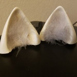 Yaya Han White Cosplay Cat Ears